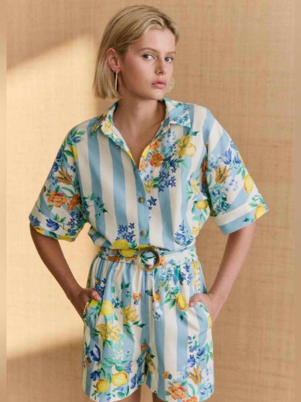 🌿Sezane x Momoni Joan romper / jumpsuit |size US 6 | NWT